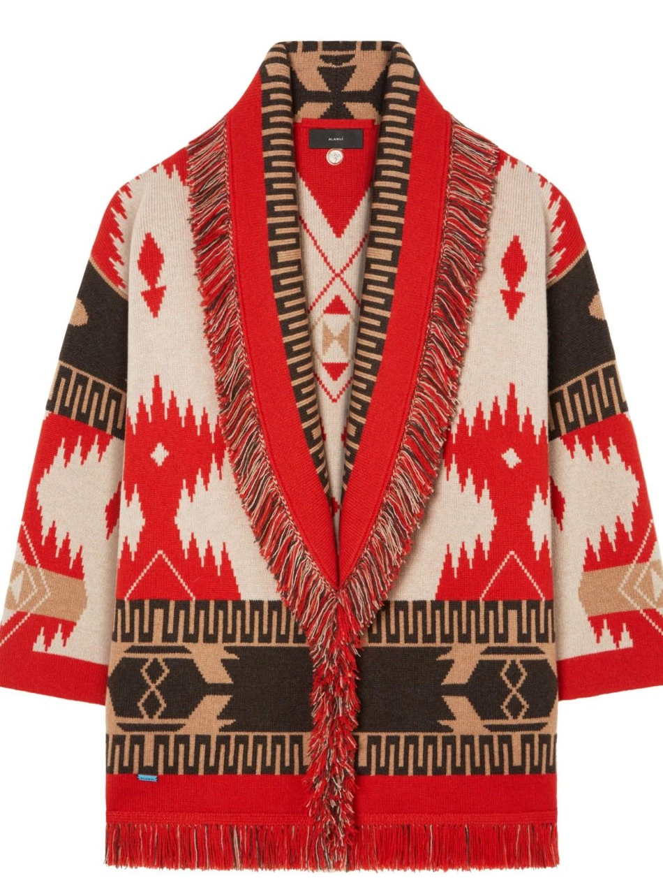 cardigan cashmere jacquard Alanui Icon Women 0407